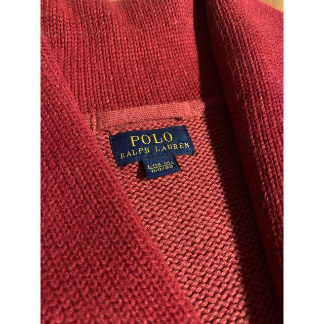 POLO RALPH LAUREN(ポロラルフローレン)のポロラルフローレン　ニットカーディガン キッズ/ベビー/マタニティのキッズ服男の子用(90cm~)(カーディガン)の商品写真