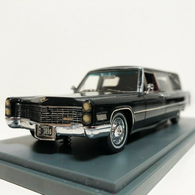 NEOネオ/'66 Cadillacキャデ S\u0026S Hearseハース 1/43