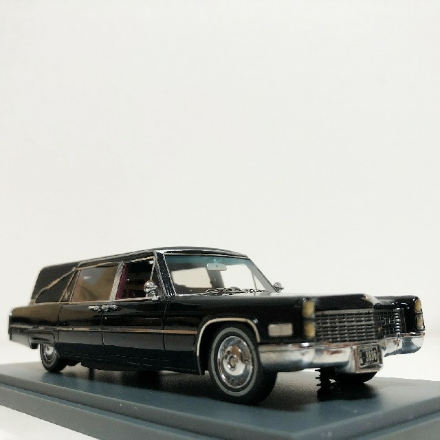 NEOネオ/'66 Cadillacキャデ S\u0026S Hearseハース 1/43