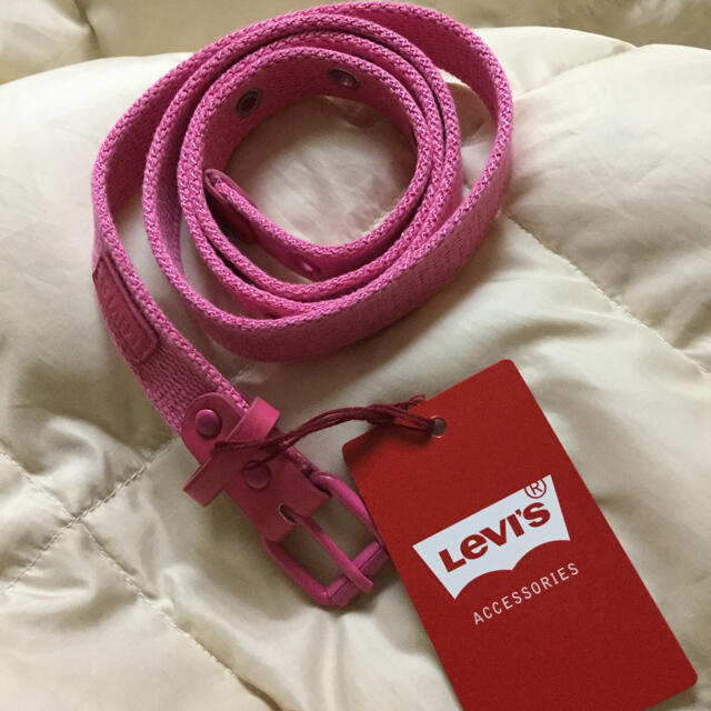 Levi's(リーバイス)のリーバイス コットンベルト ピンク Levi's レディースのファッション小物(ベルト)の商品写真