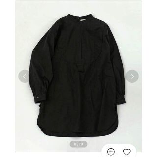 トゥデイフル(TODAYFUL)のTODAYFUL/トゥデイフル　Vintage ドレスシャツ　ブラック(シャツ/ブラウス(長袖/七分))