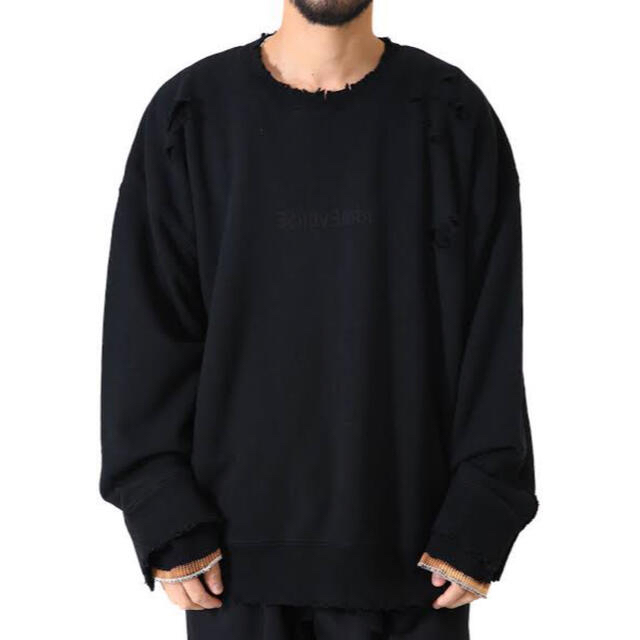 COMOLI(コモリ)のstein 21SS OVERSIZED LAYERED SWEAT LS メンズのトップス(スウェット)の商品写真