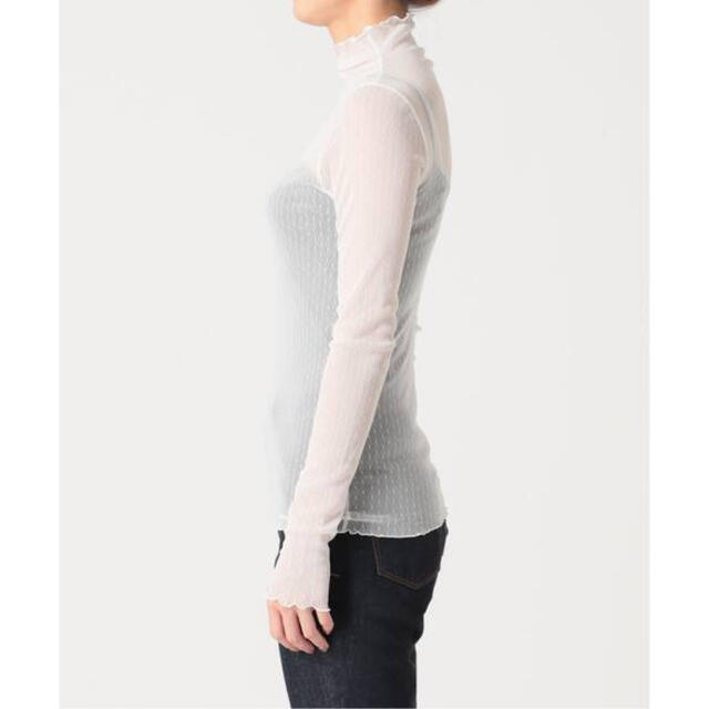 IENA LA BOUCLE ドットチュールタートルネックプルオーバー◇イエナ