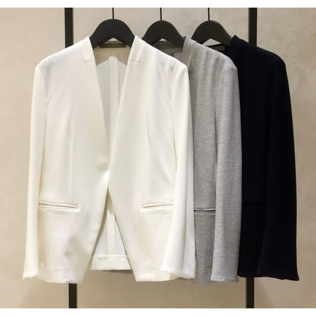 Theory luxe 18ss ノーカラージャケット