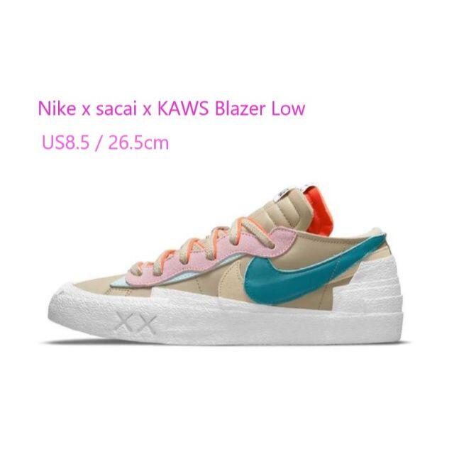 Nike x sacai x KAWS Blazer Low 21-0312Sのサムネイル