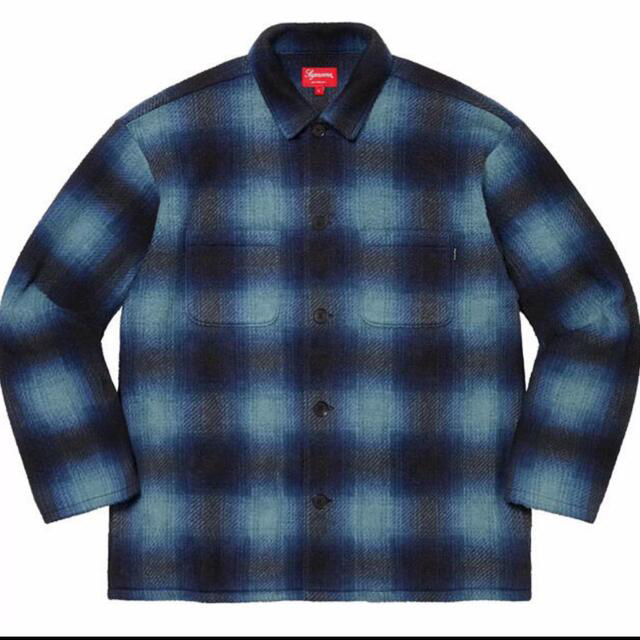 supreme Shadow Plaid Fleece Shirt XL