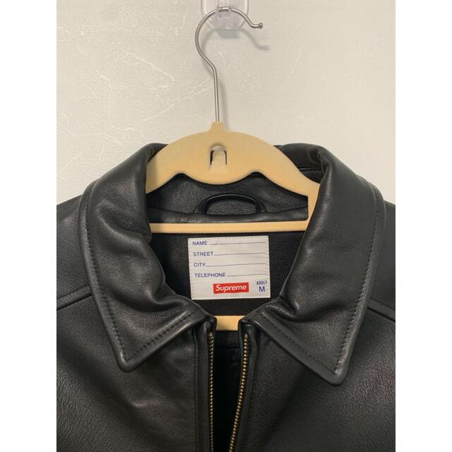 Supreme Studded Arc Logo Leather Jacket