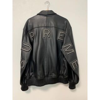 シュプリーム(Supreme)のSupreme Studded Arc Logo Leather Jacket (レザージャケット)