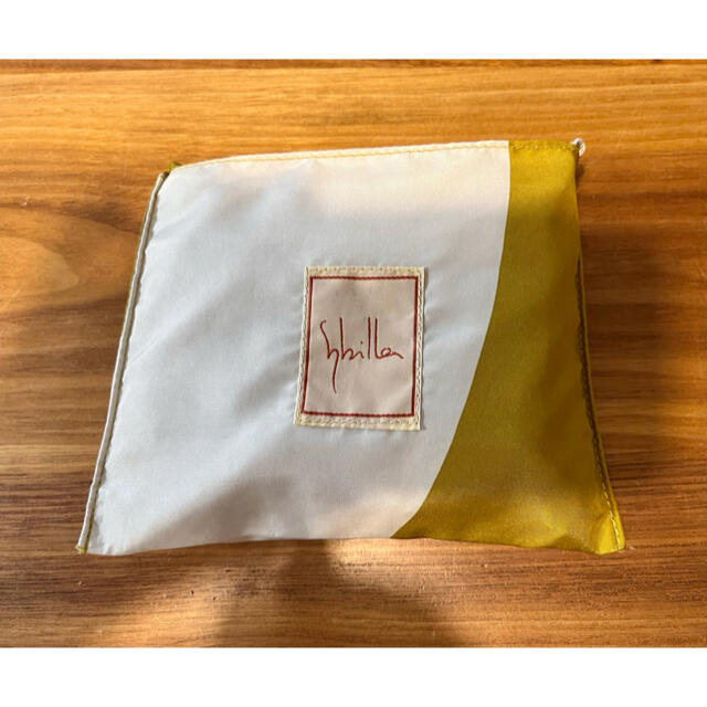 Sybilla(シビラ)のシビラ エコバッグ BLACK LABEL モダン イエロー 山吹茶色 ベージュ レディースのバッグ(エコバッグ)の商品写真