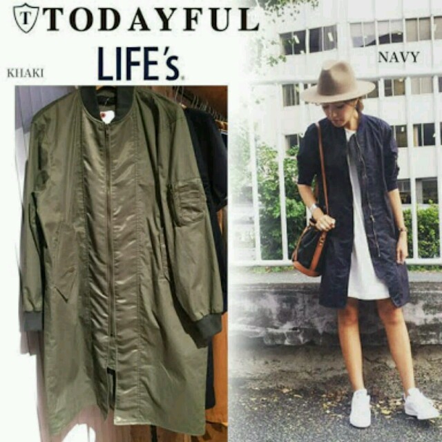 TODAYFUL(トゥデイフル)のTODAYFUL【Military Long Coat①】 レディースのジャケット/アウター(ミリタリージャケット)の商品写真