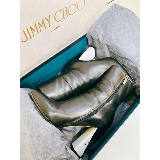 JIMMY CHOO(ジミーチュウ)の✳︎本革ヒールバイカラーブーツJIMMYCHOO✨ レディースの靴/シューズ(ブーツ)の商品写真