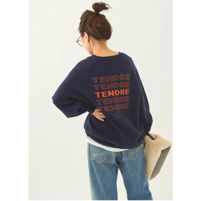 まもなく終売します☆plage les Tendre ラグランロゴニット - ニット ...