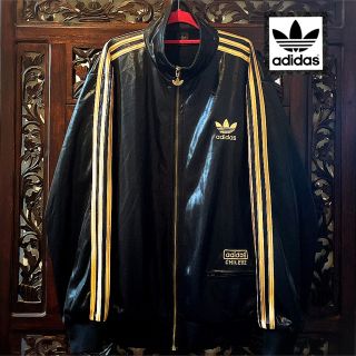 美品・激レア】adidas アディダス レザージャケット 本革 松本人志