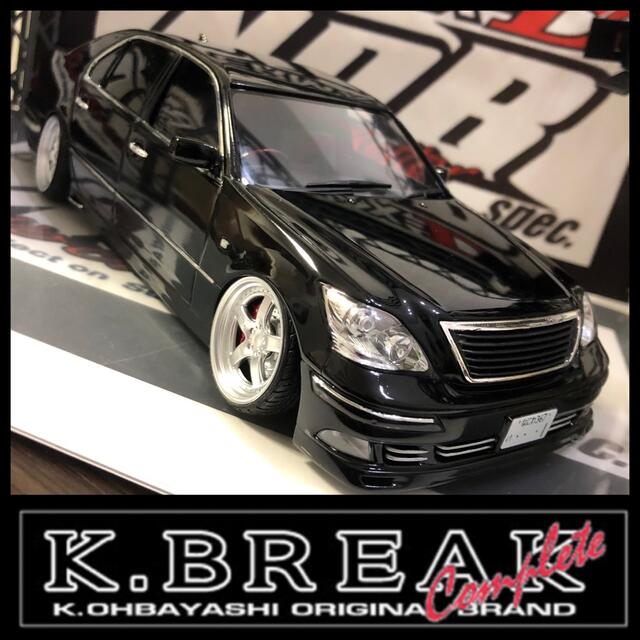 AOSHIMA(アオシマ)のNO.148  1/24 UCF31 セルシオ 後期　K-BRAKE 完成品 エンタメ/ホビーのおもちゃ/ぬいぐるみ(模型/プラモデル)の商品写真