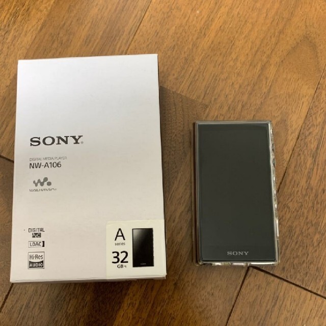 SONY(ソニー)のWALKMAN Aシリーズ NW-A100シリーズ NW-A106（Bブラック スマホ/家電/カメラのオーディオ機器(ポータブルプレーヤー)の商品写真