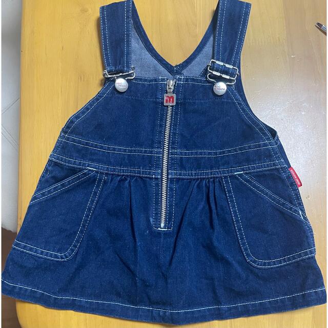 mikihouse(ミキハウス)のミキハウス ジャンパースカート キッズ/ベビー/マタニティのキッズ服女の子用(90cm~)(ワンピース)の商品写真