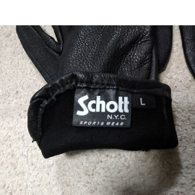 schott(ショット)のSchott Deer skin glove ショット ディアスキングローブ メンズのファッション小物(手袋)の商品写真