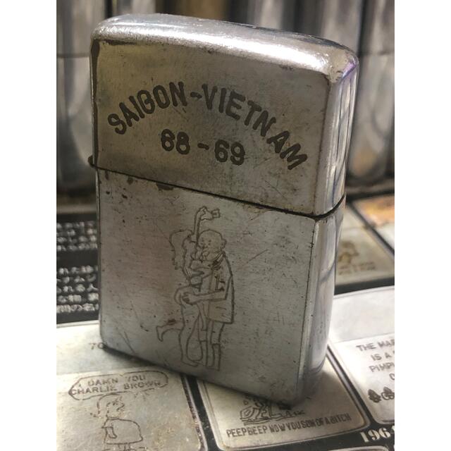 【ベトナムZIPPO】本物 1968年製ベトナムジッポー「コールガール」