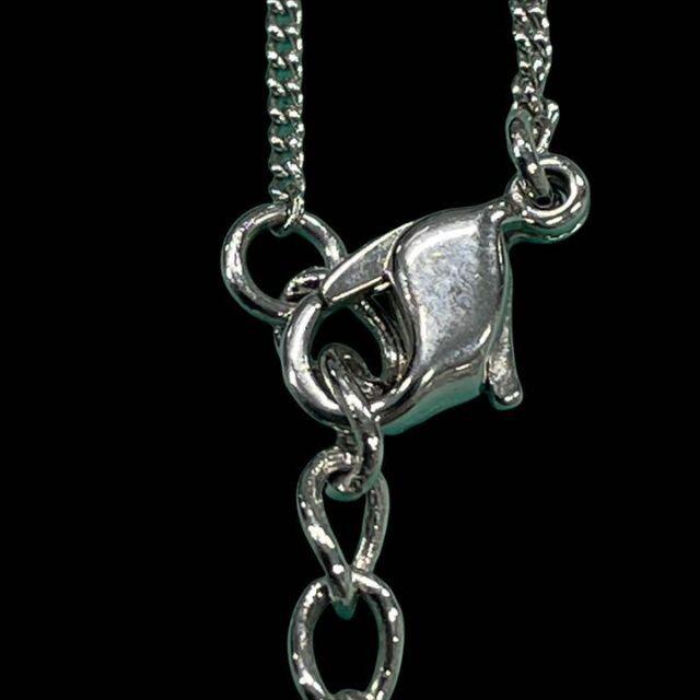 Christian Dior ネックレス シルバー CD ロゴ トップ1.5cm Christian Dior ネックレス シルバー CD ロゴ トップ1.5cm