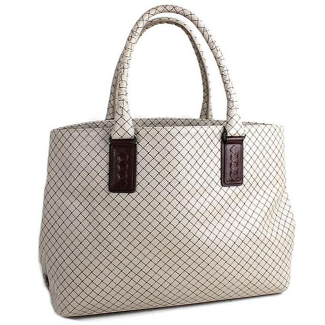 Bottega Veneta - ボッテガヴェネタ トートバッグ ハンドバッグ　B06640379N　グレー×ブラ