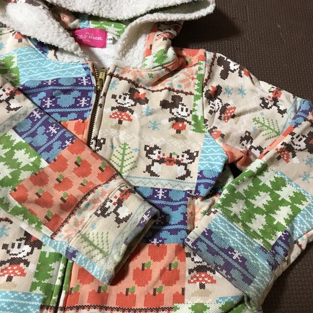 Disney(ディズニー)のused☆TDR ディズニーパーカー　110 キッズ/ベビー/マタニティのキッズ服女の子用(90cm~)(ジャケット/上着)の商品写真