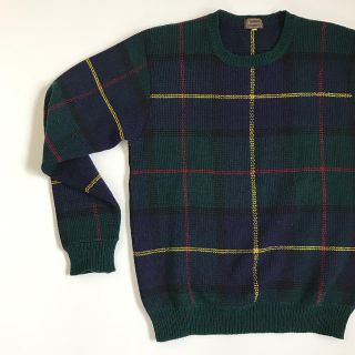 サンタモニカ(Santa Monica)のvintage check knit(ニット/セーター)