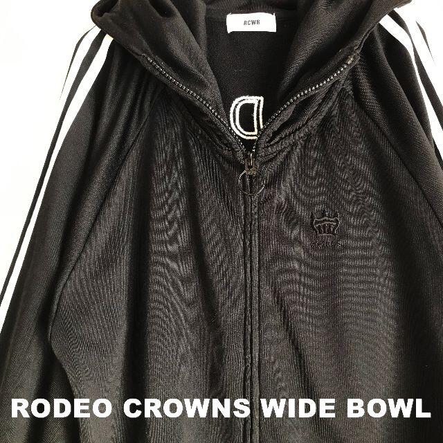 RODEO CROWNS WIDE BOWL(ロデオクラウンズワイドボウル)の【RODEO CROWNS】ロデオクラウンズ ビックロゴ ジップアップ パーカー レディースのトップス(パーカー)の商品写真