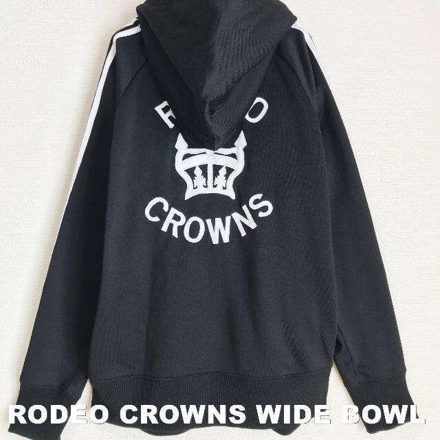 RODEO CROWNS WIDE BOWL(ロデオクラウンズワイドボウル)の【RODEO CROWNS】ロデオクラウンズ ビックロゴ ジップアップ パーカー レディースのトップス(パーカー)の商品写真