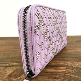 ストライプ デザイン/Striipe design 極美品 BOTTEGA VENETA 長財布
