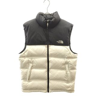 ノースフェイス(THE NORTH FACE) ダウンベスト(メンズ)（ホワイト/白色