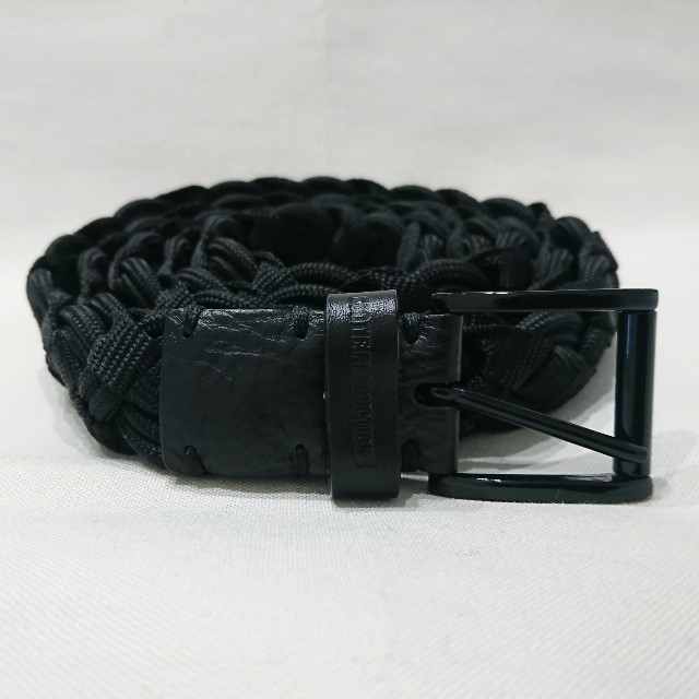 COOTIE(クーティー)のCOOTIE Raza Mesh Belt ラサメッシュベルト ブラック メンズのファッション小物(ベルト)の商品写真