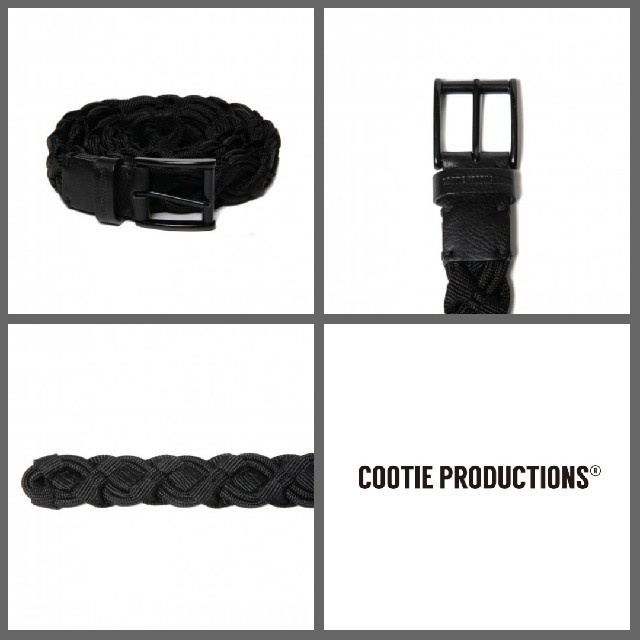小物 COOTIE Raza Mesh Narrow Belt Black mix - 小物 小物 COOTIE Raza Mesh Narrow Belt Black mix - 小物