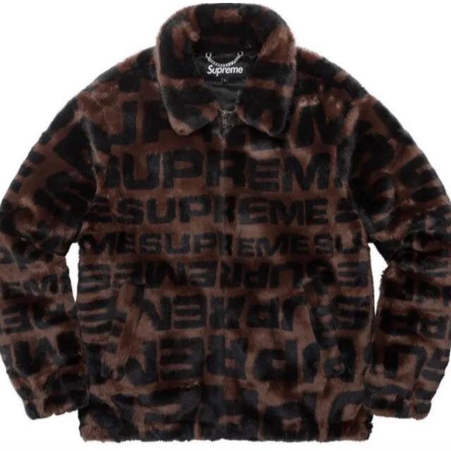 Supreme 18ss Faux Fur Bomber Jacket