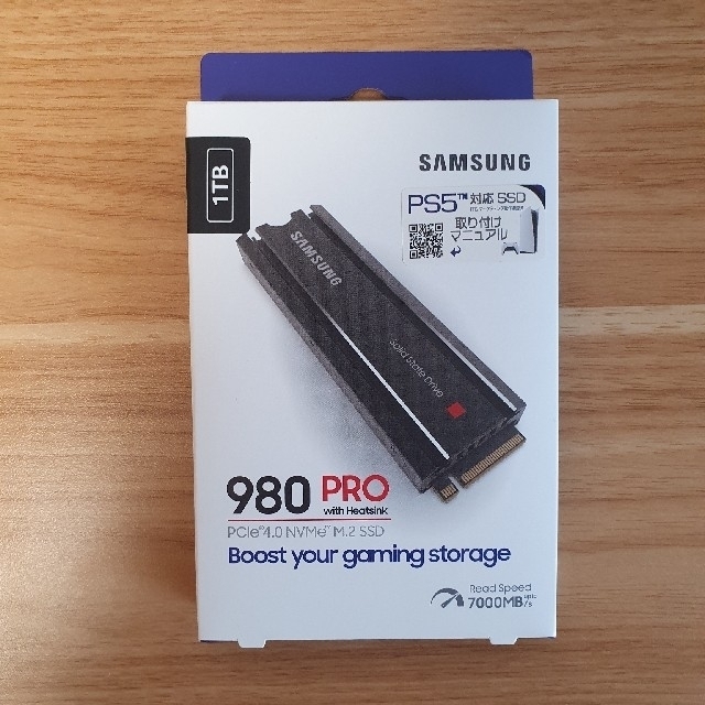 サムスン 980 PRO 1TB ヒートシンク搭載 新品 M.2 SSD PS5