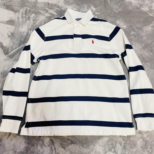 POLO RALPH LAUREN(ポロラルフローレン)のポロ ラルフローレン ラガーシャツ ボーダー 裏起毛  メンズのトップス(ポロシャツ)の商品写真