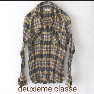 ドゥーズィエムクラス(DEUXIEME CLASSE)のドゥーズィエムクラス　チェックシャツ　2way(シャツ/ブラウス(長袖/七分))