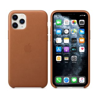 アップル(Apple)のiPhone 11 Proレザーケース - サドルブラウン(iPhoneケース)