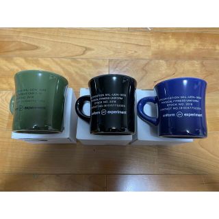 新品fragment UE 陶器マグカップ3種