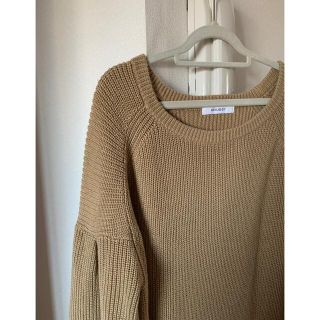 オーダー受付中 志穂さん着用☆新品☆MOUSSY♡OVERSIZED KNIT POLO