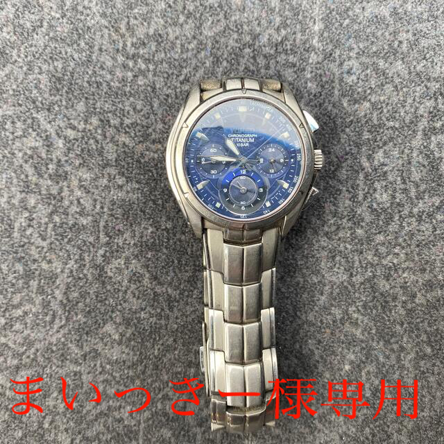 SEIKO(セイコー)のSEIKO/セイコー WIRED 7T11-0AJ0 チタニウム クロノグラフ メンズの時計(腕時計(アナログ))の商品写真