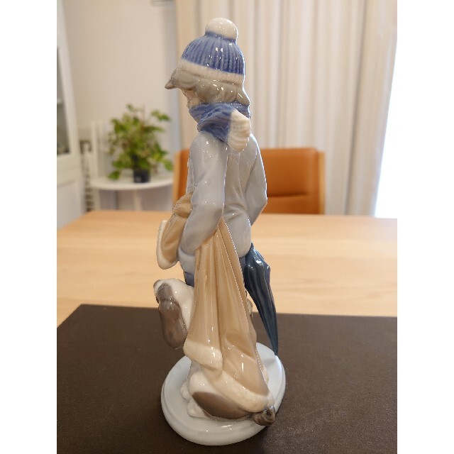 極美品 絶版】LLADRO リヤドロ No.5220『寒い日 少年と犬』の 極美品 絶版】LLADRO リヤドロ No.5220『寒い日 少年と犬』の