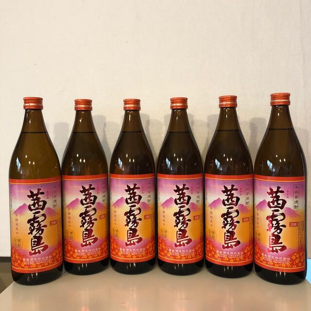 【送料込み】茜①茜霧島 芋焼酎 25度 900ml 6本セット 食品/飲料/酒の酒(焼酎)の商品写真