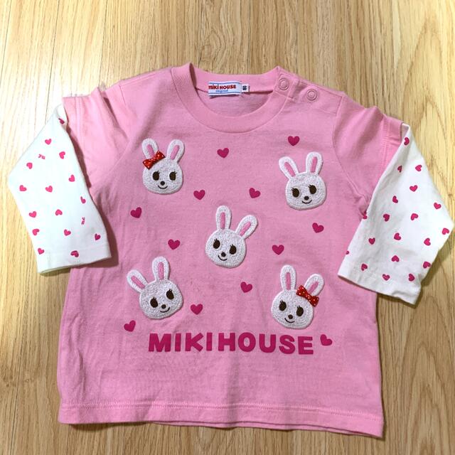 mikihouse(ミキハウス)のミキハウス ロングTシャツ 80㎝ キッズ/ベビー/マタニティのベビー服(~85cm)(Ｔシャツ)の商品写真