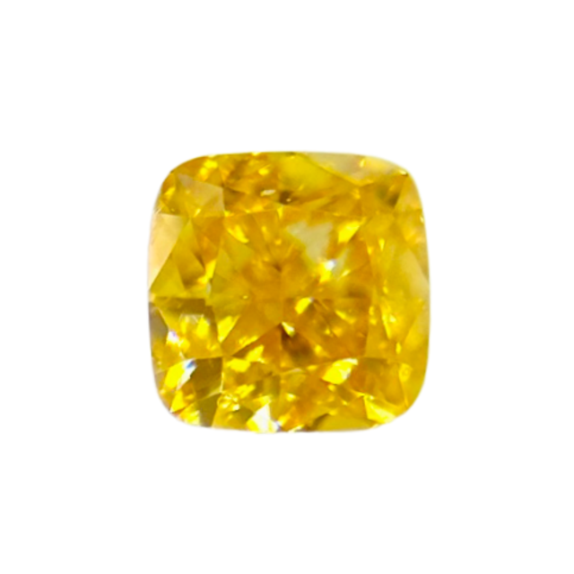 FANCY VIVID YELLOW ORANGE 0.180ct X/CGL