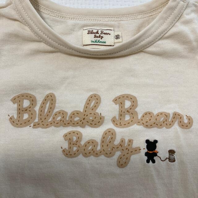 mikihouse(ミキハウス)のミキハウス　Black Bean baby Tシャツ キッズ/ベビー/マタニティのキッズ服男の子用(90cm~)(Tシャツ/カットソー)の商品写真