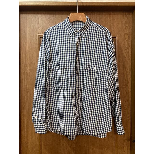 COMOLI(コモリ)のROLLUP GINGHAM CHECK SHIRT PorterClassic メンズのトップス(シャツ)の商品写真