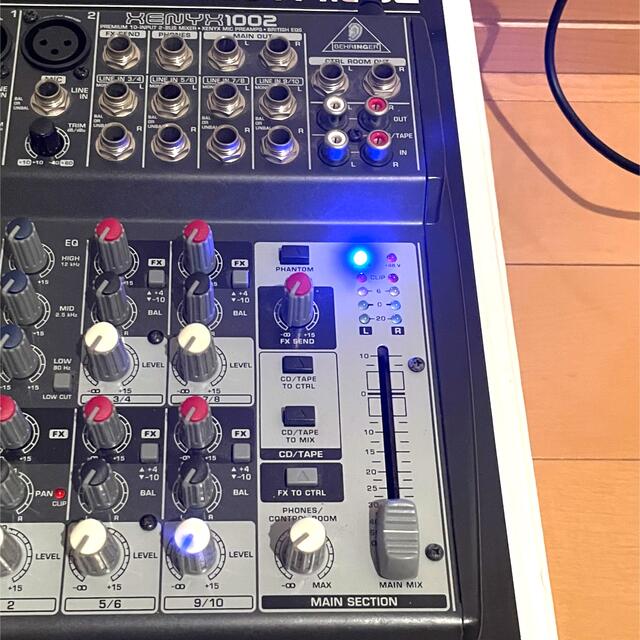 BEHRINGER XENYX1002 ベリンガー アナログミキサー 楽器のレコーディング/PA機器(ミキサー)の商品写真