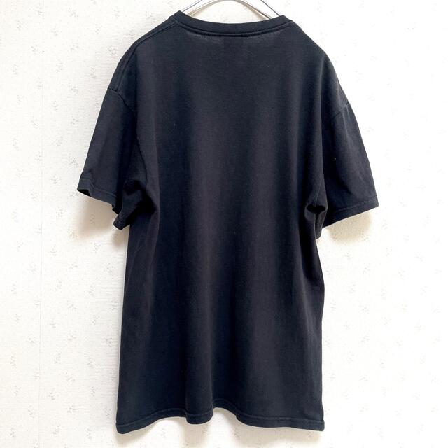 MARVEL(マーベル)のデッドプール　Tシャツ ブラック 古着　マーベル　シネマ　映画　ヒーロー　ダーク メンズのトップス(Tシャツ/カットソー(半袖/袖なし))の商品写真