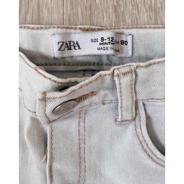 ZARA KIDS(ザラキッズ)のzara kids デニム キッズ/ベビー/マタニティのベビー服(~85cm)(パンツ)の商品写真