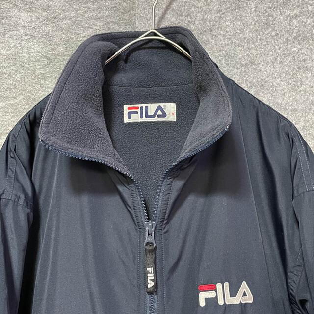 FILA(フィラ)のFILA フィラ　デカロゴ刺繍　ナイロンジャケット　コーチジャケット メンズのジャケット/アウター(ナイロンジャケット)の商品写真